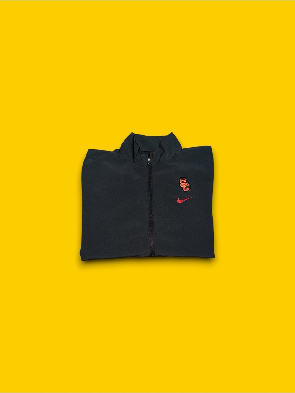 USC Trojans NCAA Nike dri-fit Full zip track jacket black unisex large